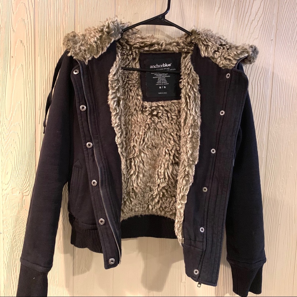 Black Fur Coat / Jacket